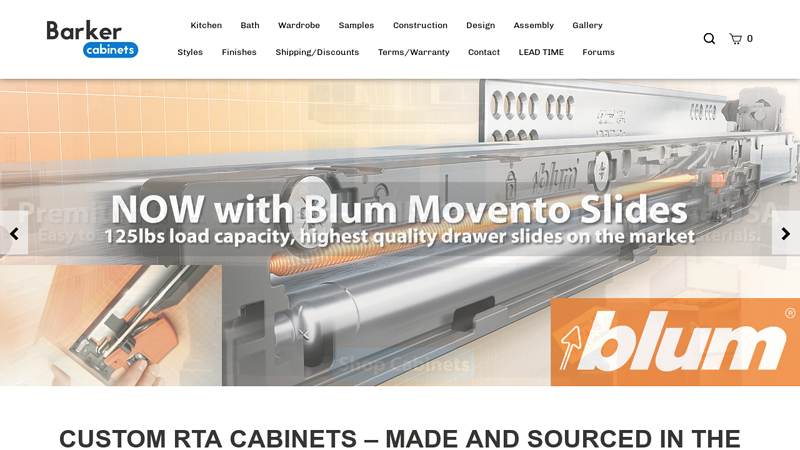 Custom RTA Kitchen Cabinets