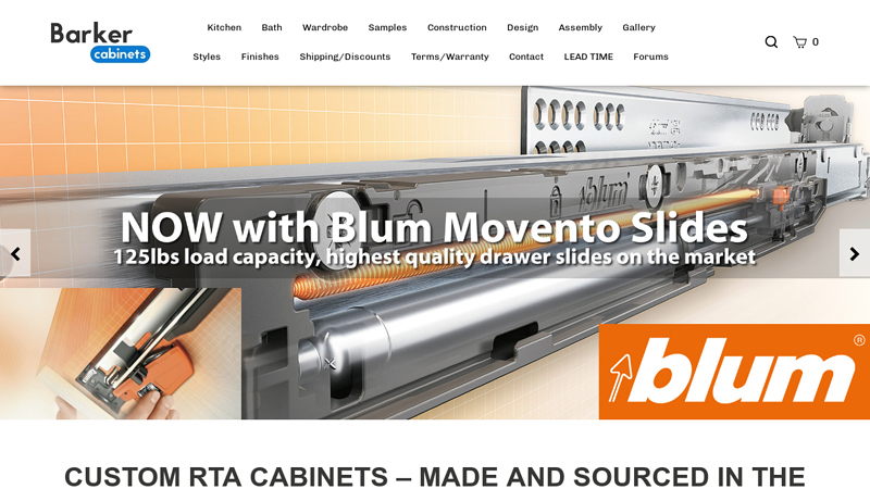 Custom RTA Kitchen Cabinets