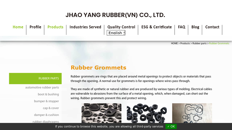 Custom Rubber Grommets