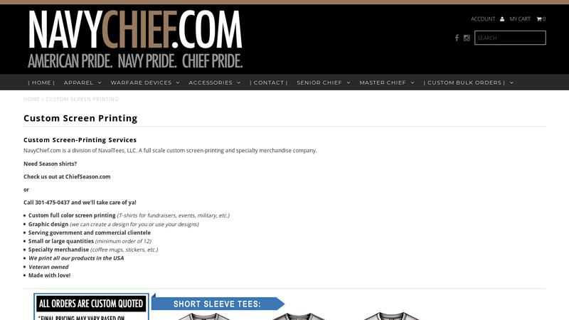 Custom Screen Printing custom t-shirts