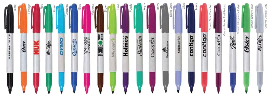 Custom Sharpie® Pens & Markers with Logo in Bulk