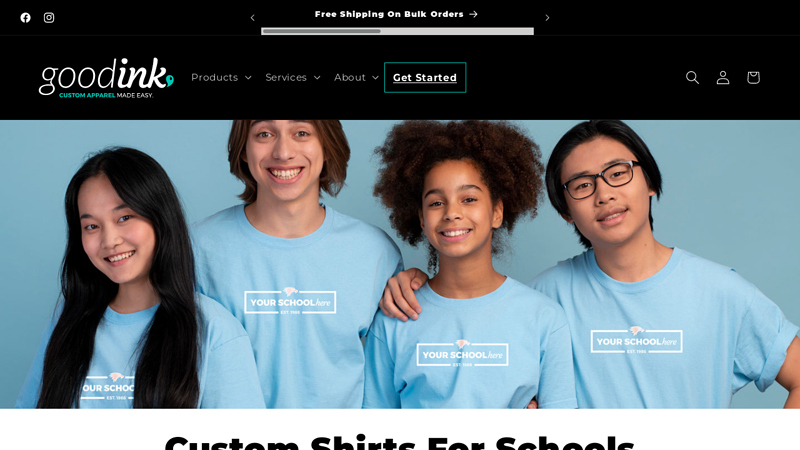 Custom Shirts For Schools custom t-shirts