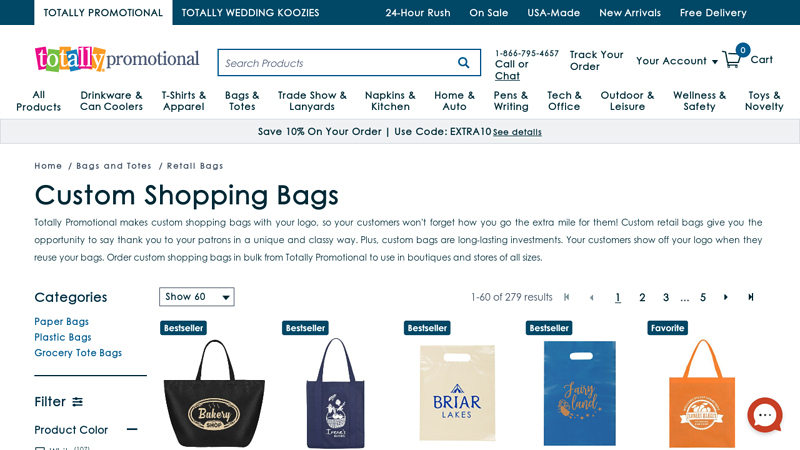 Custom Shopping Bags