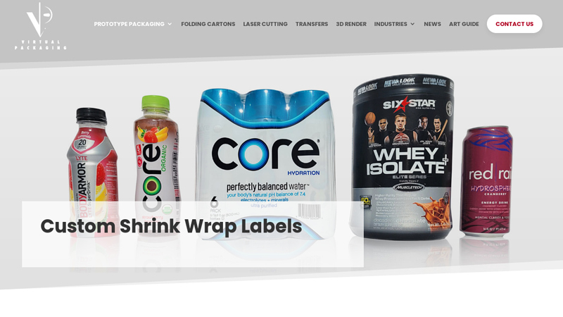 Custom Shrink Wrap Labels