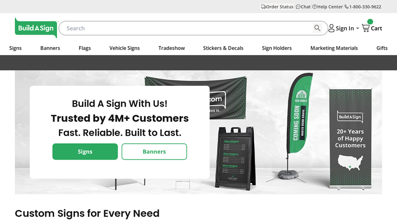 Custom Signs, Banners, Flags