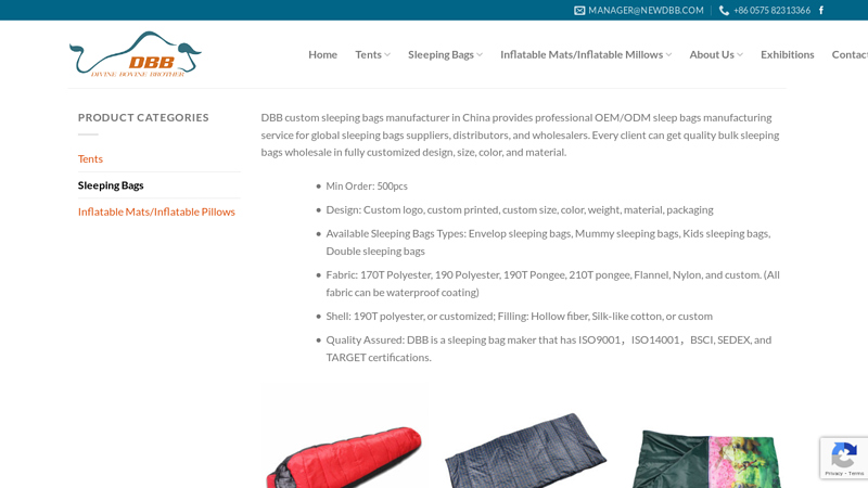 Custom Sleeping Bags Bulk