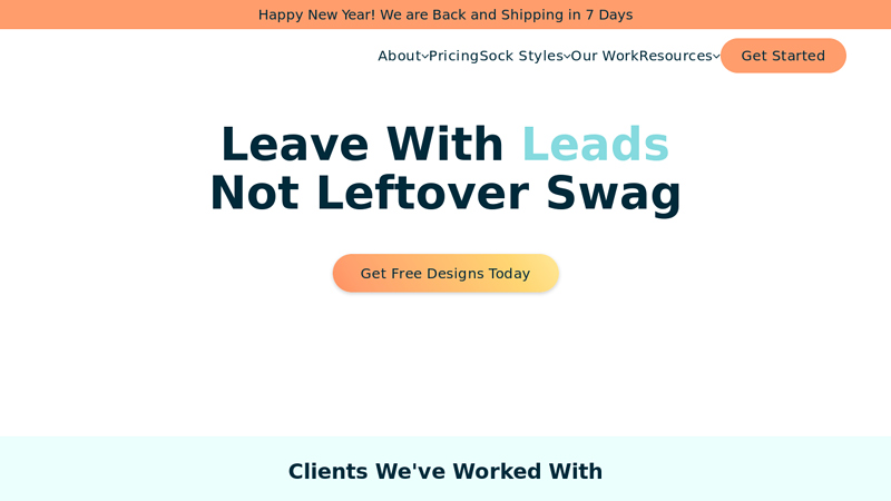 Custom Socks With 7 Day Turnaround