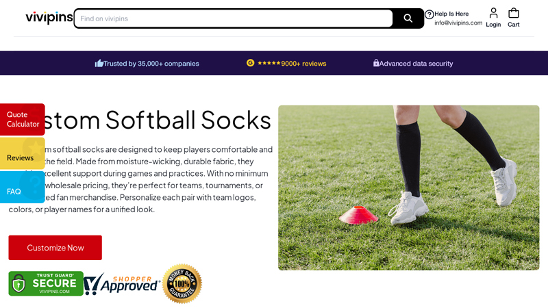 Custom Softball Socks