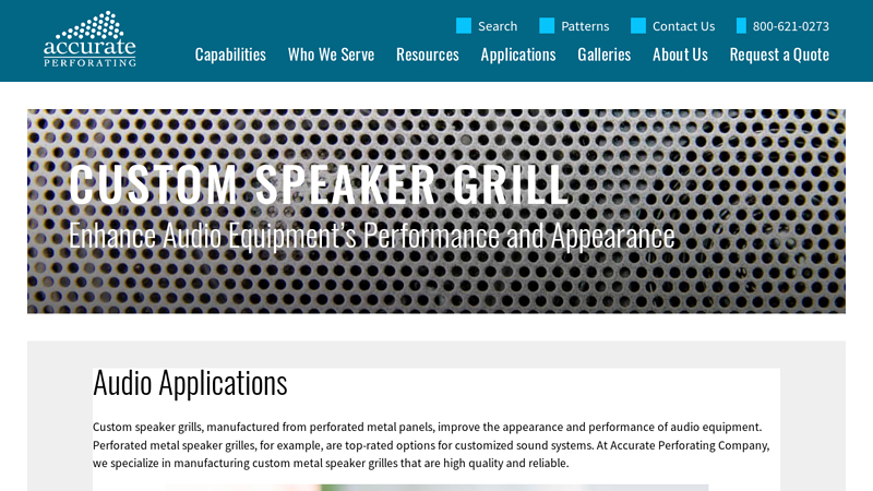 Custom Speaker Grill