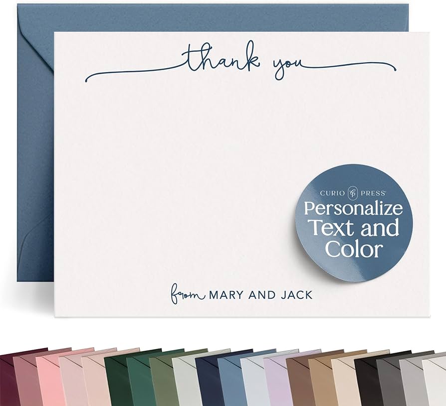 Custom Stationery & Thank You Cards