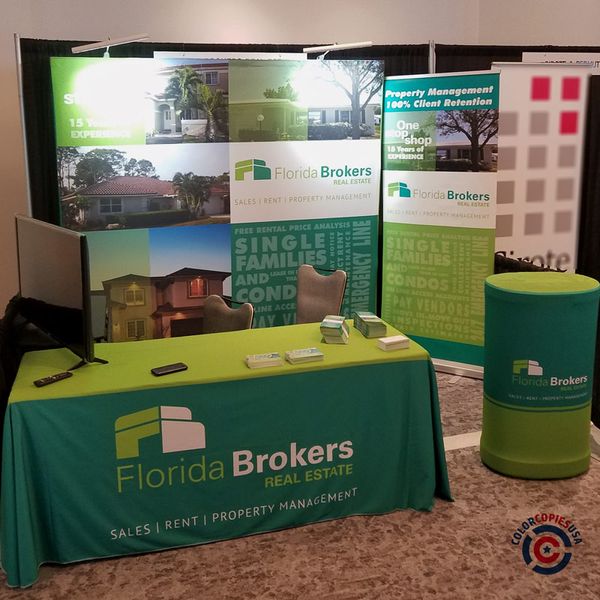 Custom Table Covers & Tablecloths For Trade Shows & Events