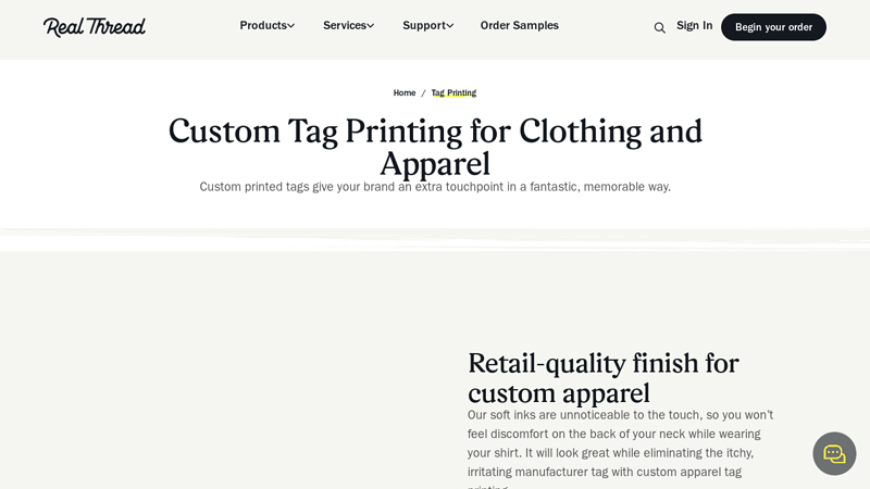 Custom Tag Printing for Clothing and Apparel custom t-shirts