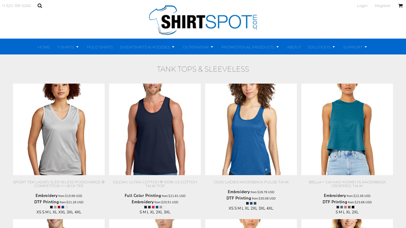 Custom Tank Tops & Sleeveless Shirts custom t-shirts