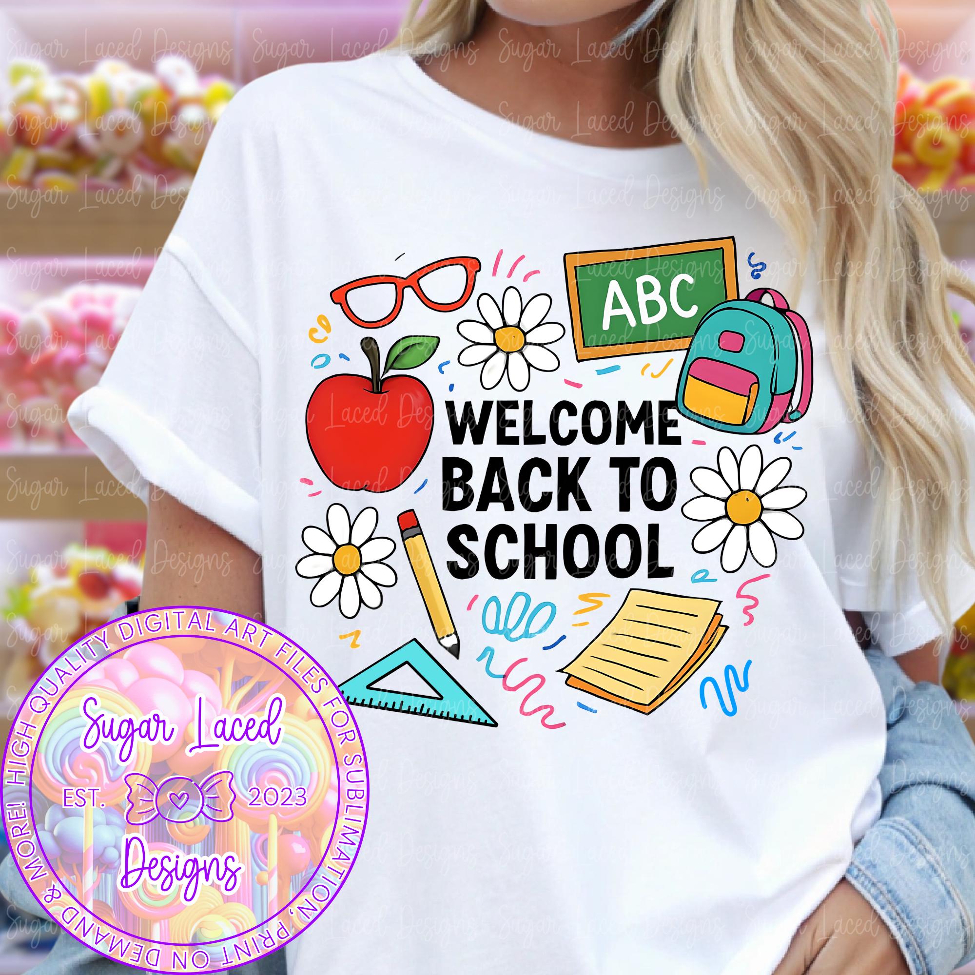 Custom Teacher Shirt, Welcome Back To School T custom t-shirts