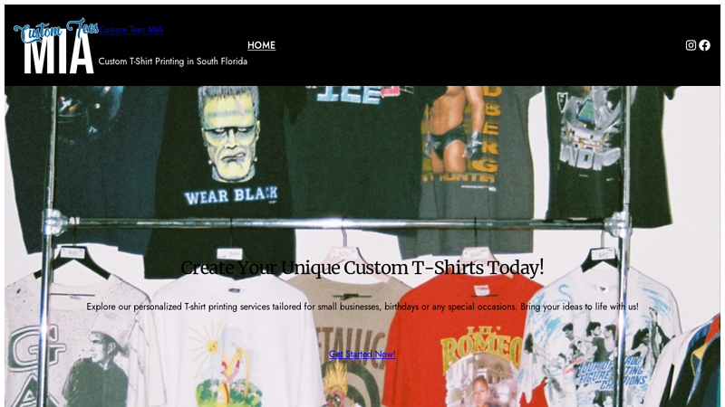 Custom Tees MIA custom t-shirts