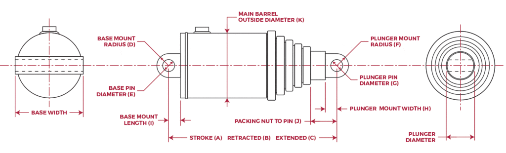 Custom Telescopic Hydraulic Cylinders & Components