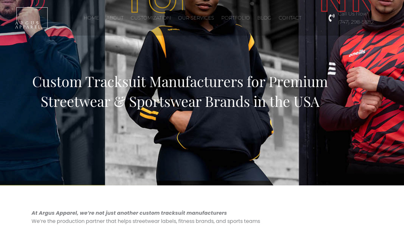 Custom Tracksuit Manufacturers & Tracksuits Based In USA