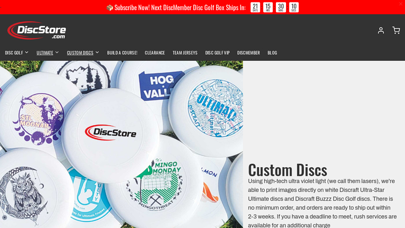 Custom Ultimate Frisbees at the Lowest Prices Guaranteed