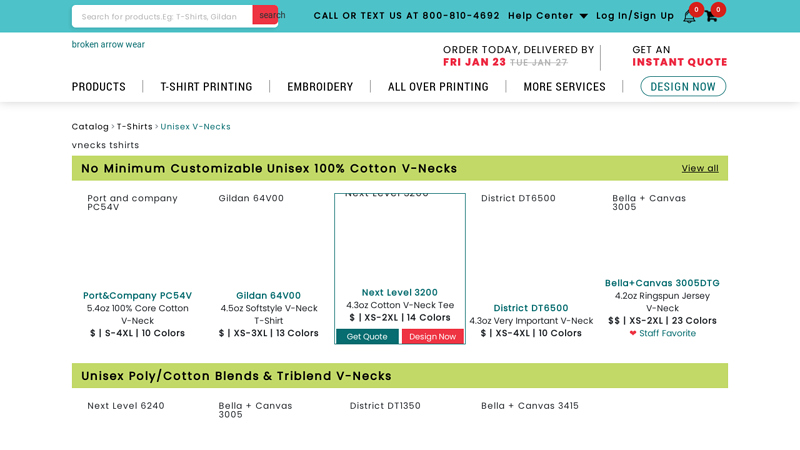 Custom Unisex V custom t-shirts