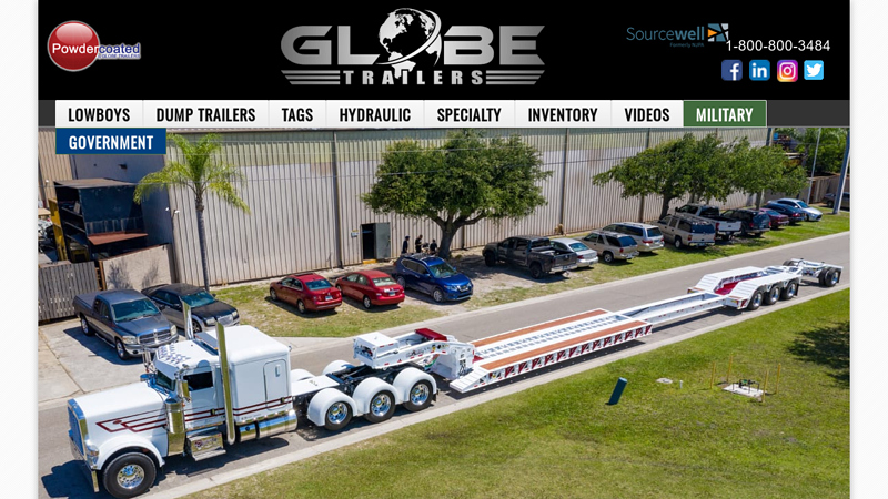 Custom U.S. Made Heavy Haul Equipment Trailers by Globe Trailers