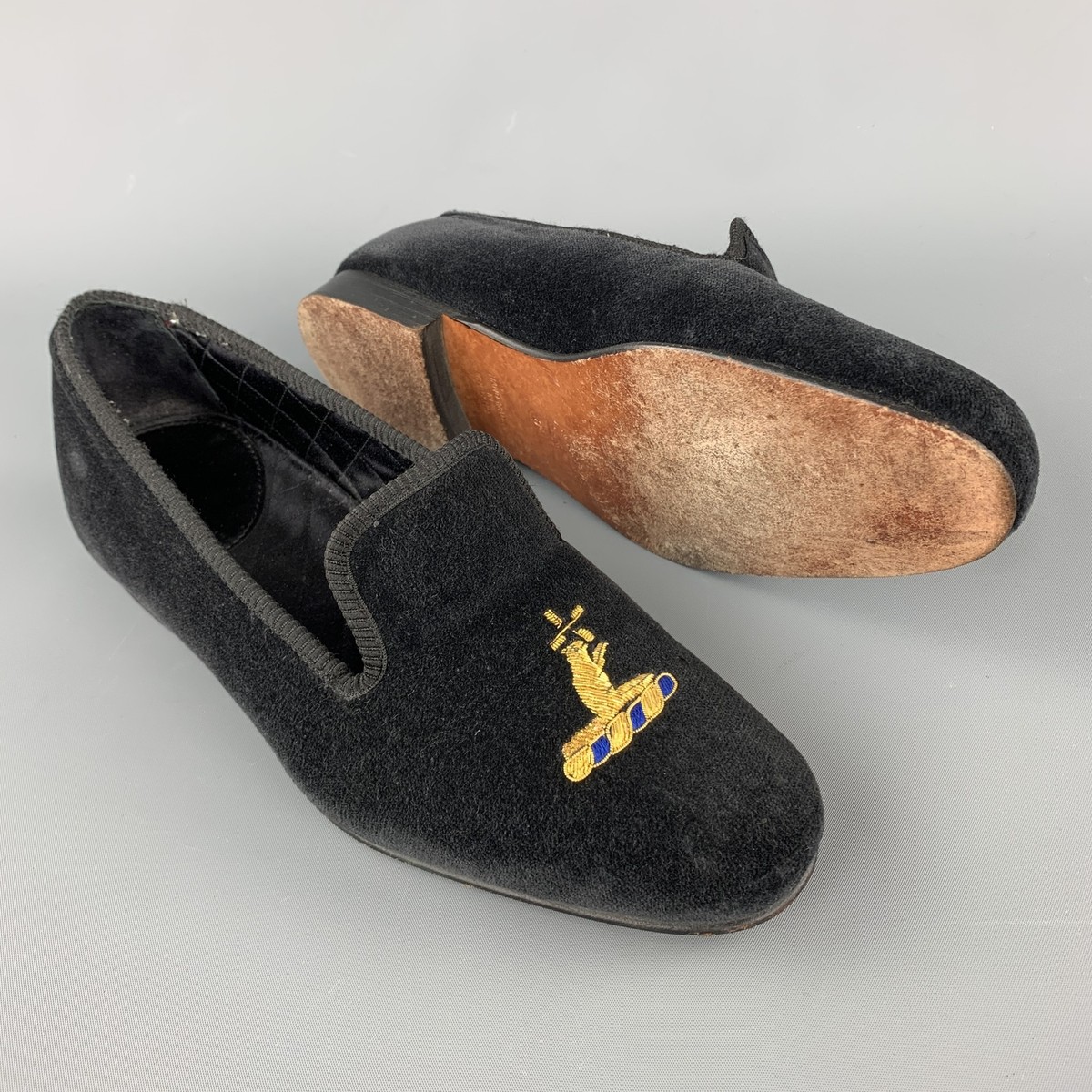 Custom Velvet Loafers & Embroidered Slippers
