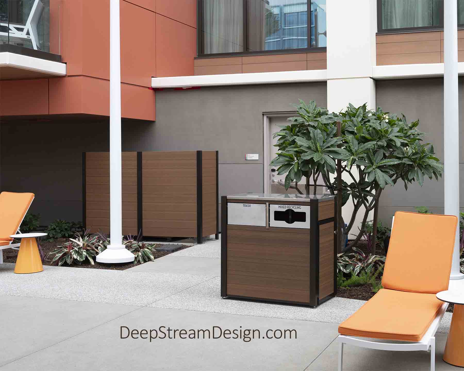 Custom Waste & Recycling Bins and HDPE Trash Cans