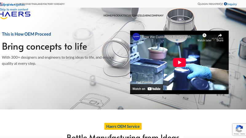 Custom Water Bottle OEM