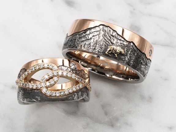 Custom Wedding Rings Handcrafted and Designed • Jewelry ...