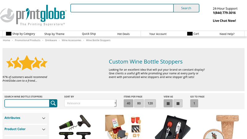 Custom Wine Bottle Stoppers