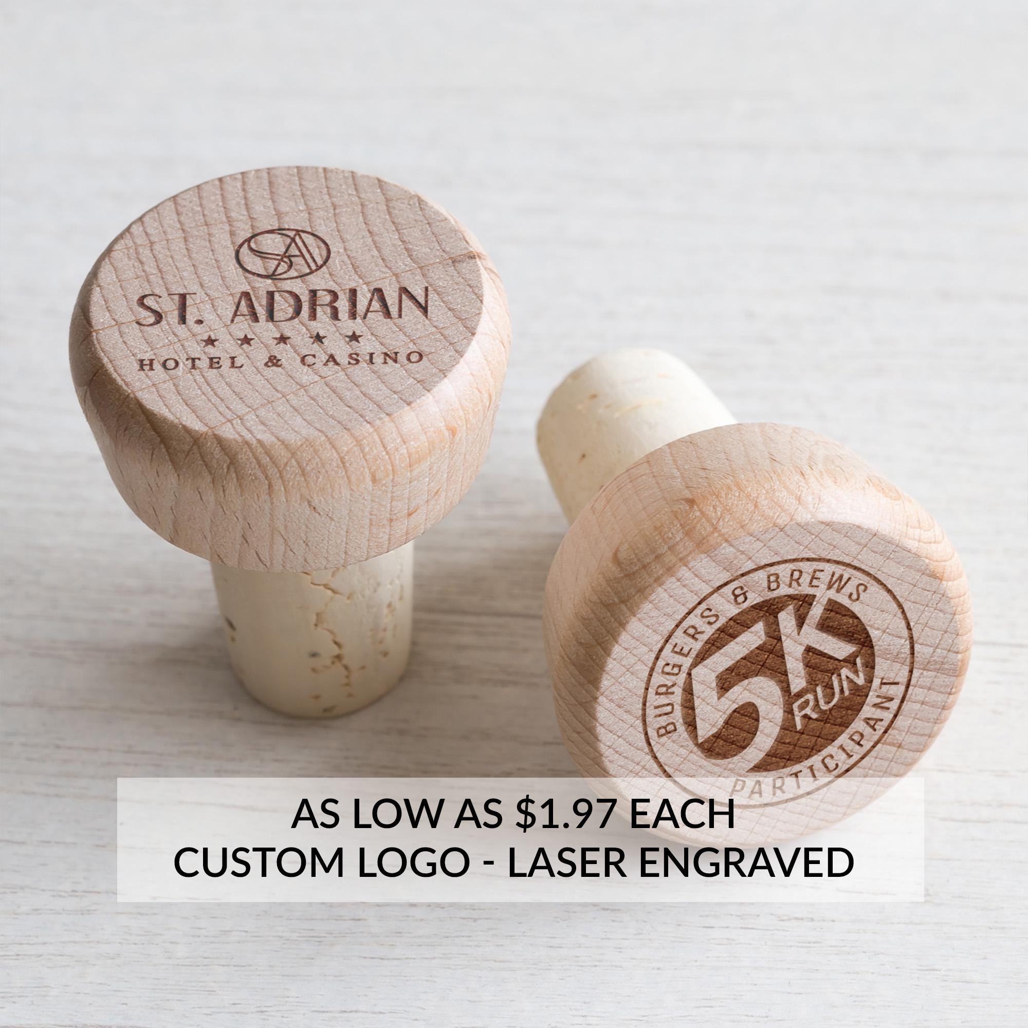 Custom Wine Stoppers Personalized With Your Logo