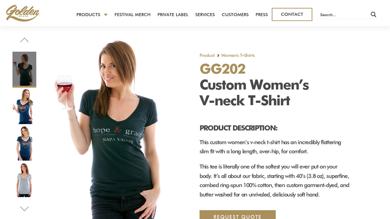 Custom Women's V custom t-shirts