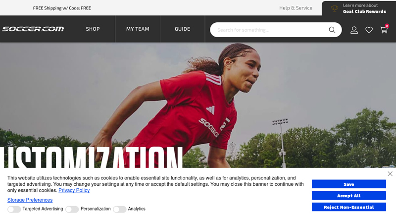 Customizable Soccer Uniforms