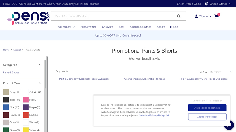 Customize Promotional Shorts & Pants with Your Logo