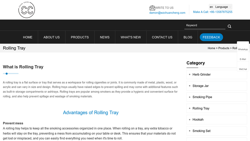 Customized Rolling Tray Wholesale