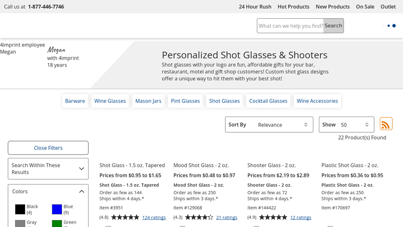 Customized Shot Glasses in Bulk