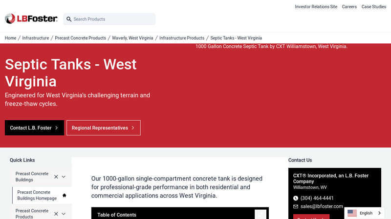 CXT Precast Concrete Septic Tank