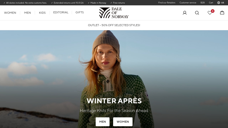 Dale of Norway: wool sweaters & wool clothes since 1879