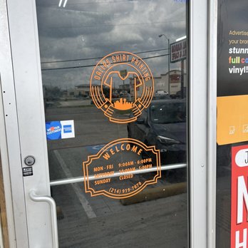 Dallas Shirt Printing custom t-shirts