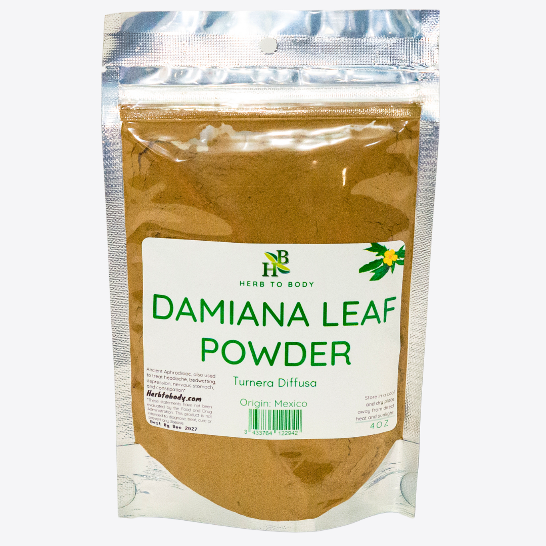 Damiana Leaf Powder – 4oz and 1Lb