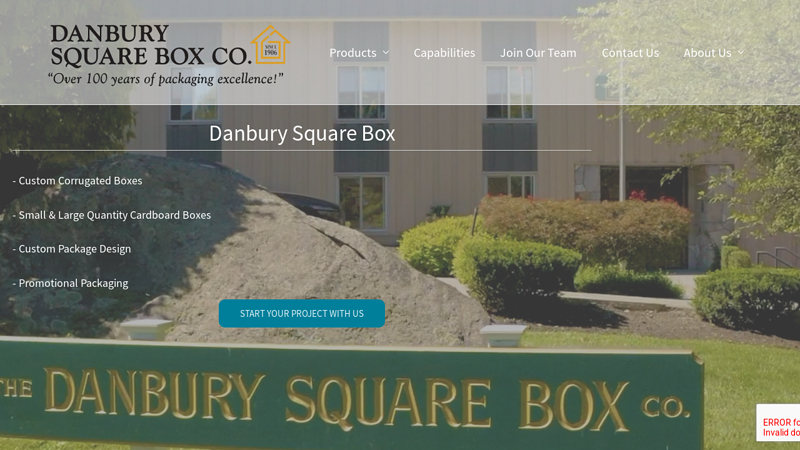 Danbury Square Box