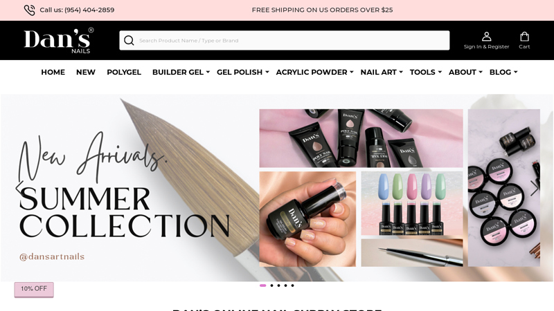 ▷ Dan's Online Nail Supply Store