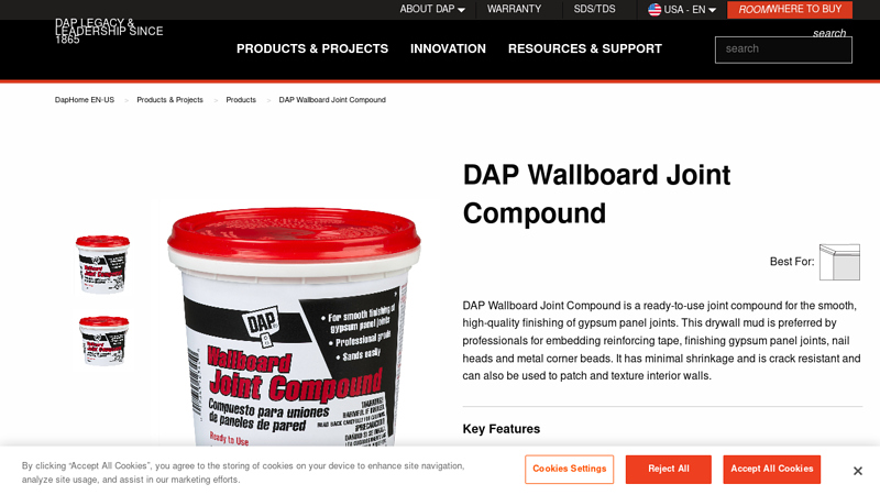 DAP Wallboard Joint Compound