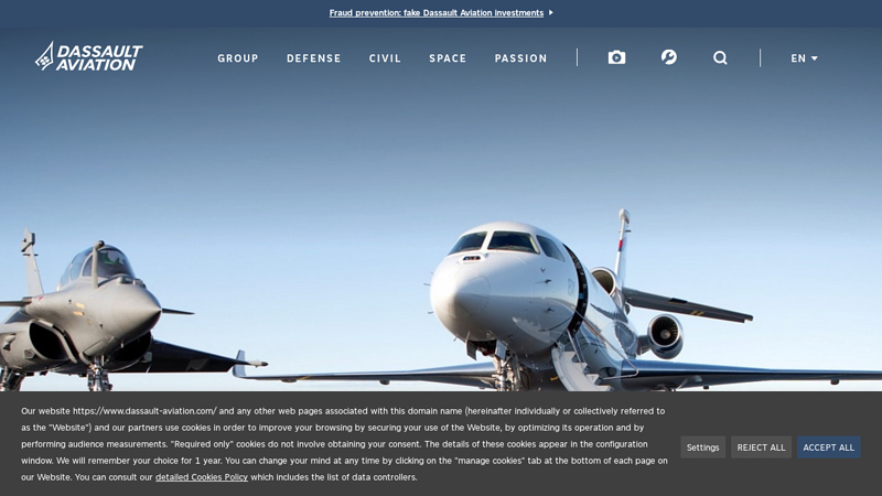 Dassault Aviation, a major player to aeronautics