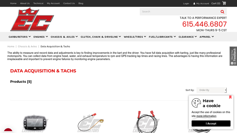 Data Acquisition & Tachs