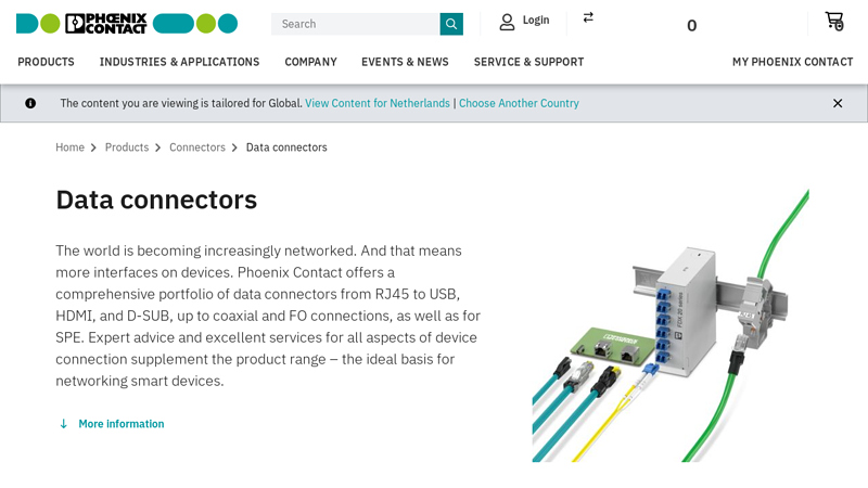 Data connectors