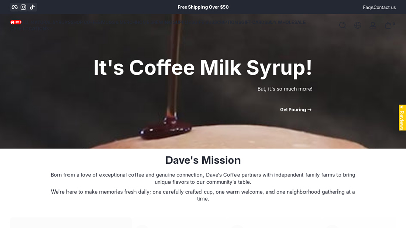 Dave's Coffee: Rhode Island Coffee Roaster