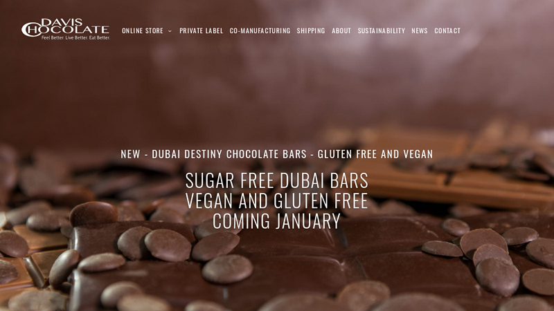 Davis Chocolate Premium Chocolate Manufacturing