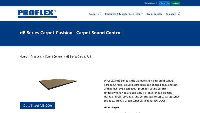 dB Series Carpet Pad