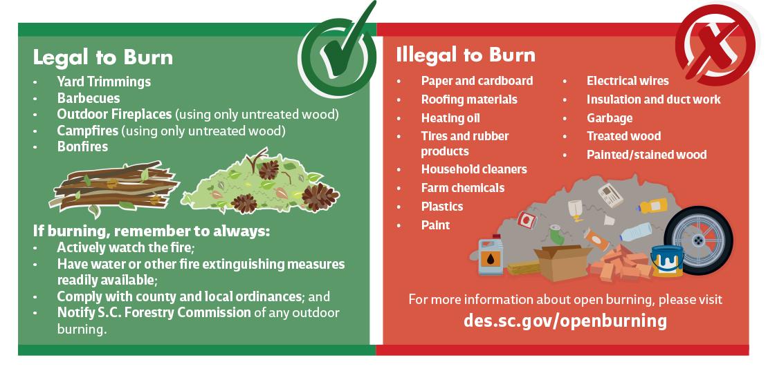 Debris and Yard Waste Burning Safety Tips