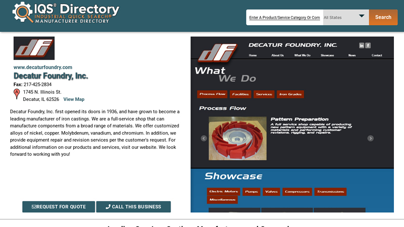 Decatur Foundry, Inc.